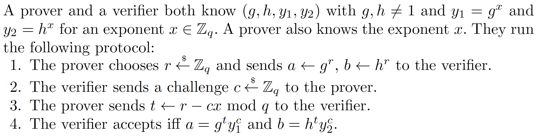 Non Interactive Zero Knowledge Nizk Proofs For The Equality Eq Of Discrete Logarithms Dl